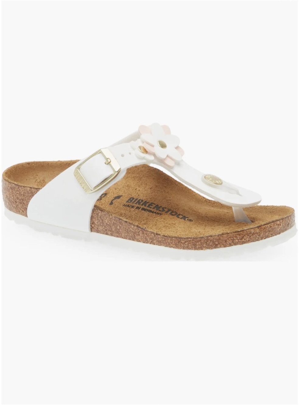Birkenstock Kids' Gizeh Flower Flip Flop- 32